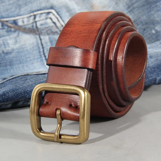 Rindsleder Gürtel Herren Ledergürtel Elegant Business