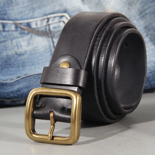 Rindsleder Gürtel Herren Ledergürtel Elegant Business