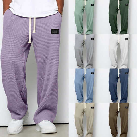 Relaxed Fit Hose Herren Atmungsaktiv Casual Stoffhose