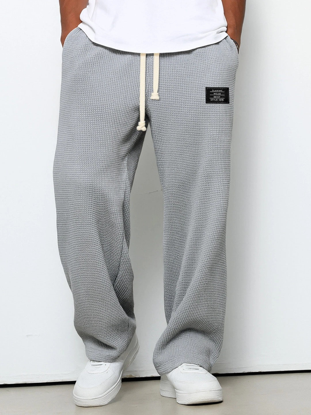 Relaxed Fit Hose Herren Atmungsaktiv Casual Stoffhose