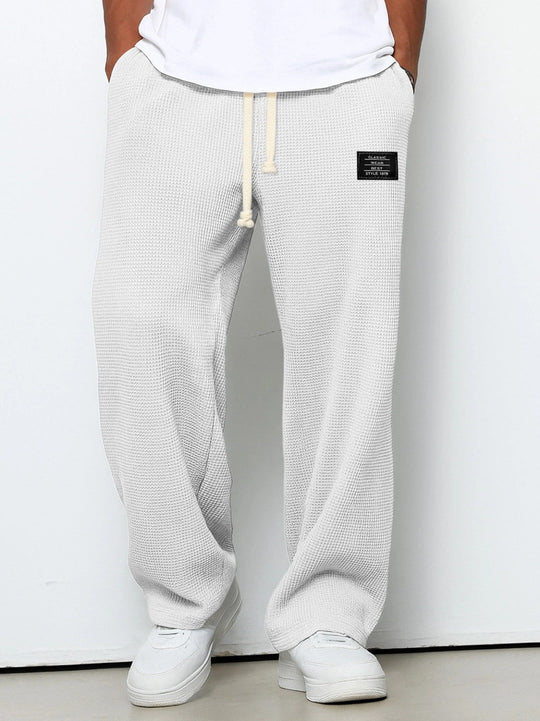 Relaxed Fit Hose Herren Atmungsaktiv Casual Stoffhose