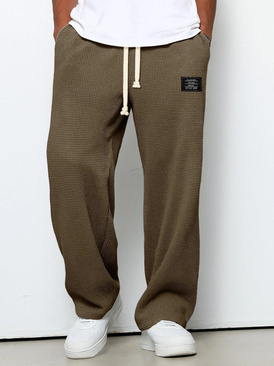 Relaxed Fit Hose Herren Atmungsaktiv Casual Stoffhose