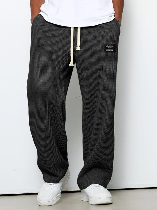 Relaxed Fit Hose Herren Atmungsaktiv Casual Stoffhose
