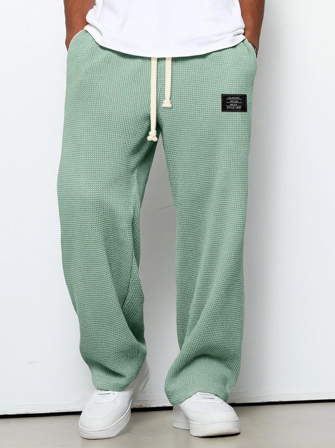 Relaxed Fit Hose Herren Atmungsaktiv Casual Stoffhose