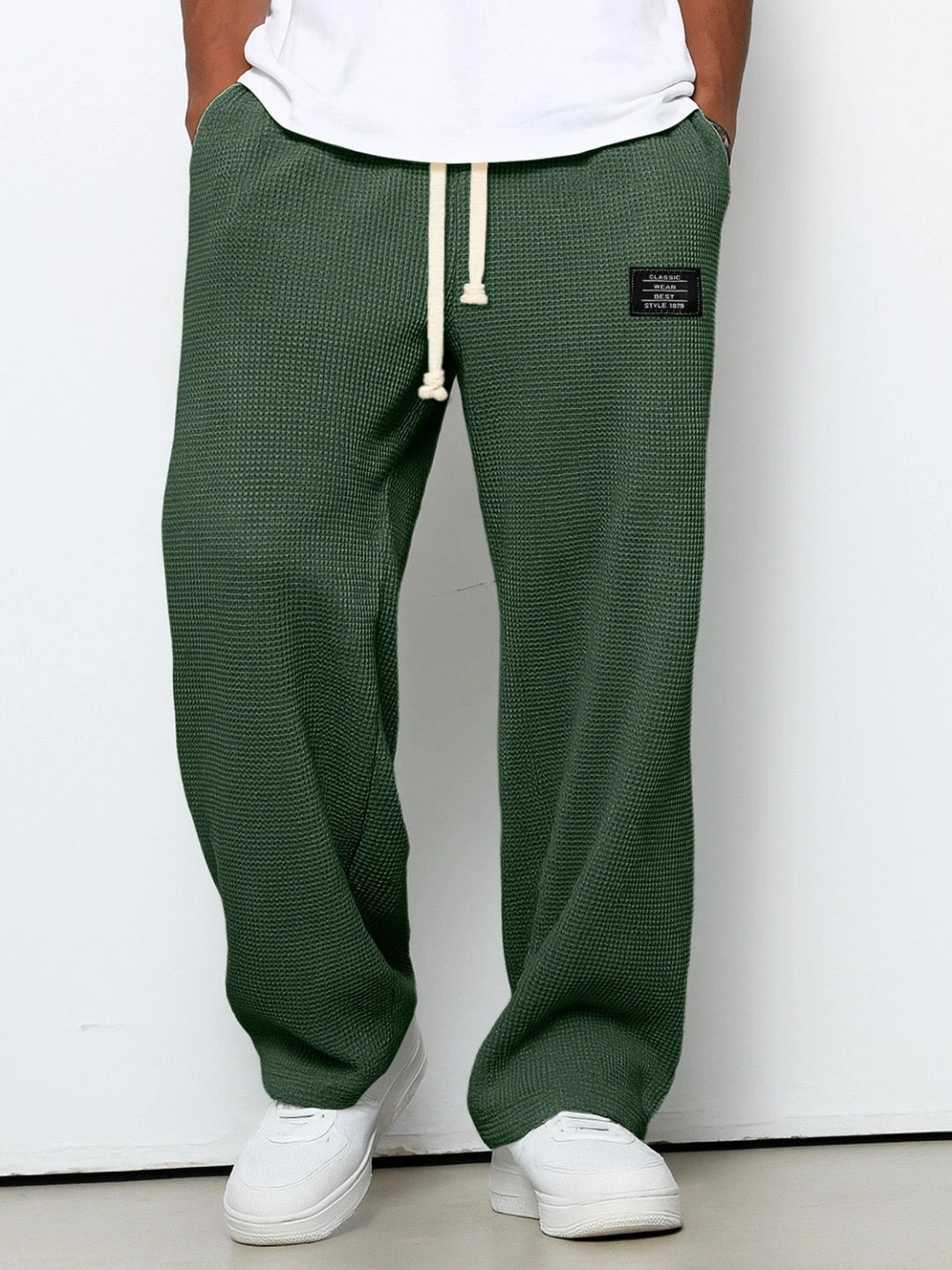 Relaxed Fit Hose Herren Atmungsaktiv Casual Stoffhose