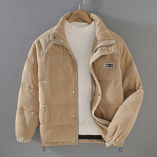 Cord Jacke Herren Thermo Gefüttert Warm Cordjacke