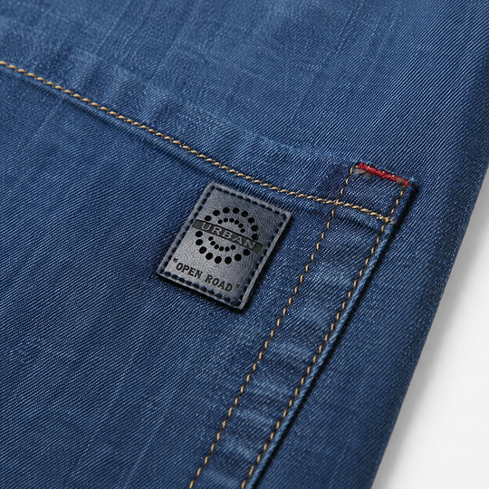 Smart Casual Jeans Herren Denim Gerade Regular Fit Hose
