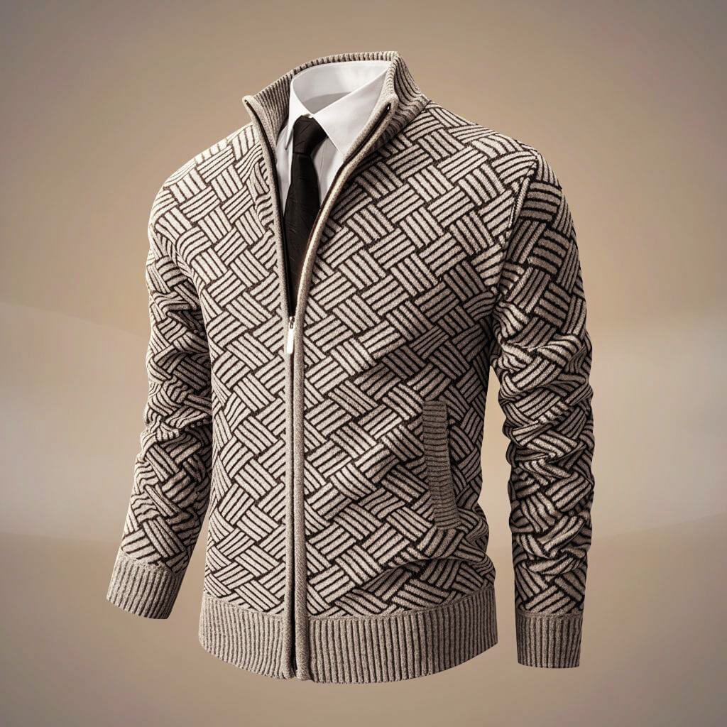 Baumwoll Jacke Herren Elegant Casual Übergangsjacke
