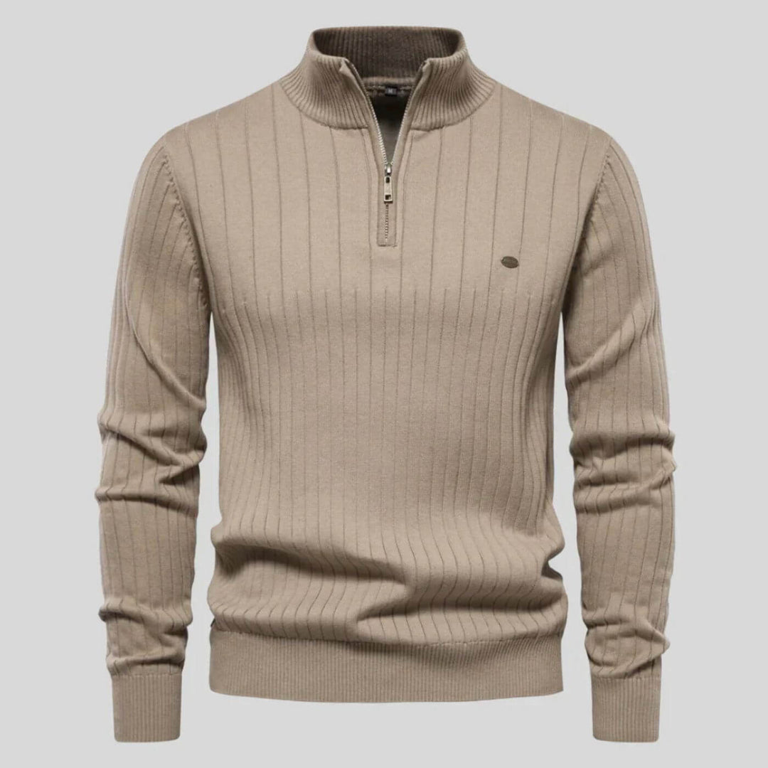 Premium Komfort Pullover Herren Strickpullover Basic