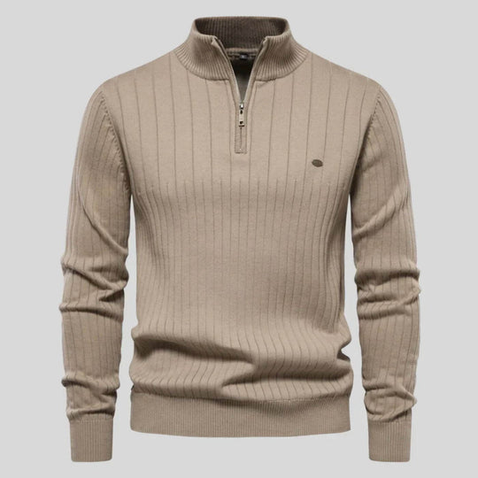 Premium Komfort Pullover Herren Strickpullover Basic