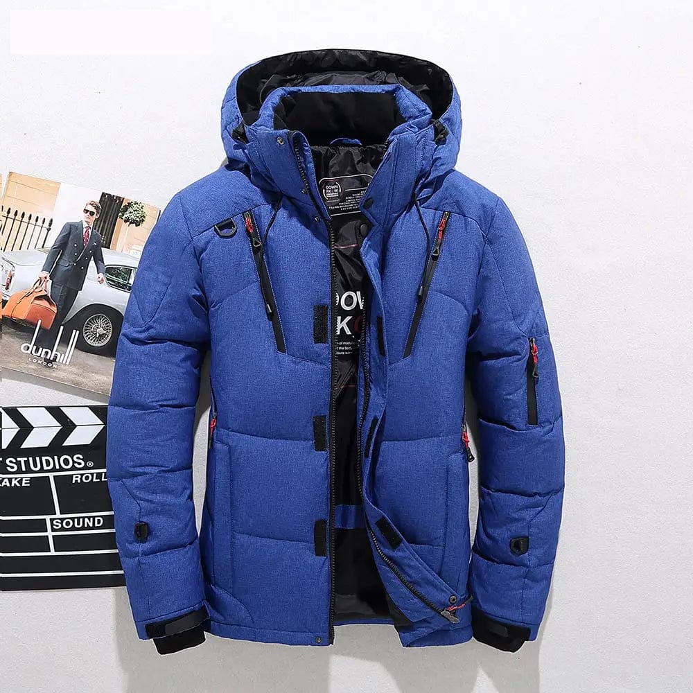 Premium Daunenjacke Herren Puffer Winter Warm Gesteppt