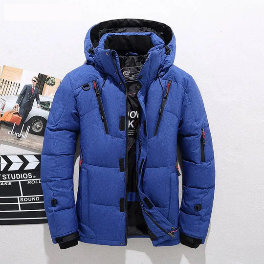 Premium Daunenjacke Herren Puffer Winter Warm Gesteppt