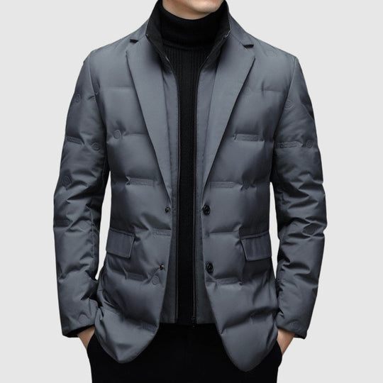 Steppjacke Herren Daunen Winter Warm Puffer Elegant