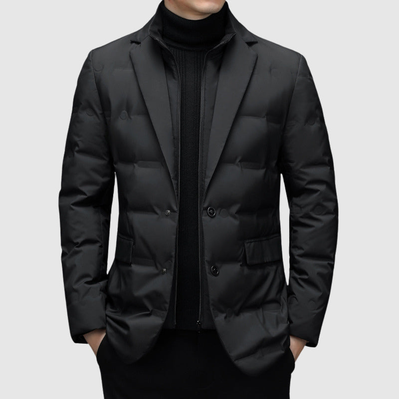 Steppjacke Herren Daunen Winter Warm Puffer Elegant