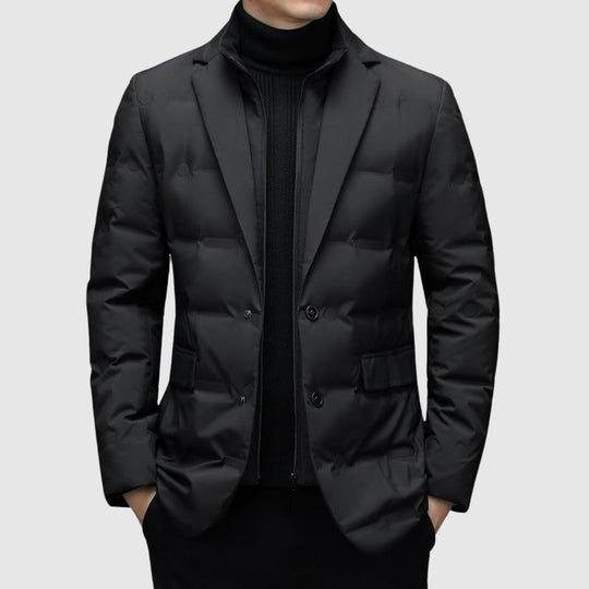 Steppjacke Herren Daunen Winter Warm Puffer Elegant