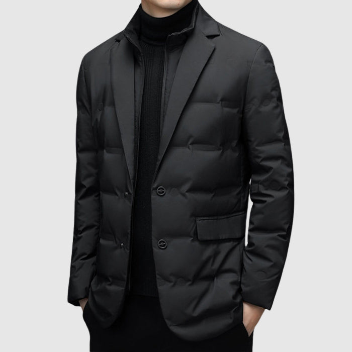 Steppjacke Herren Daunen Winter Warm Puffer Elegant