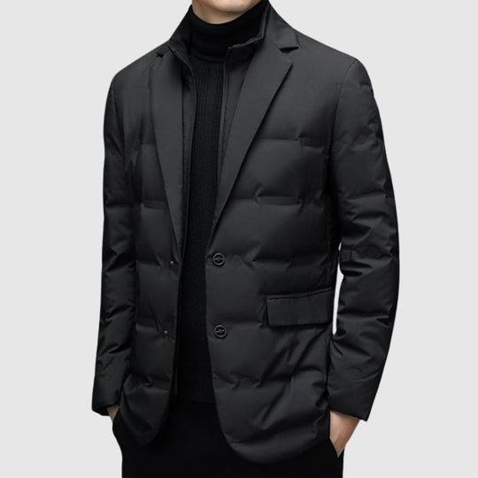 Steppjacke Herren Daunen Winter Warm Puffer Elegant