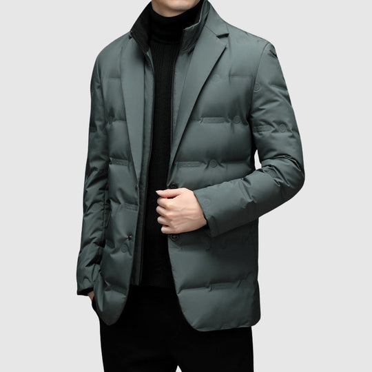 Steppjacke Herren Daunen Winter Warm Puffer Elegant