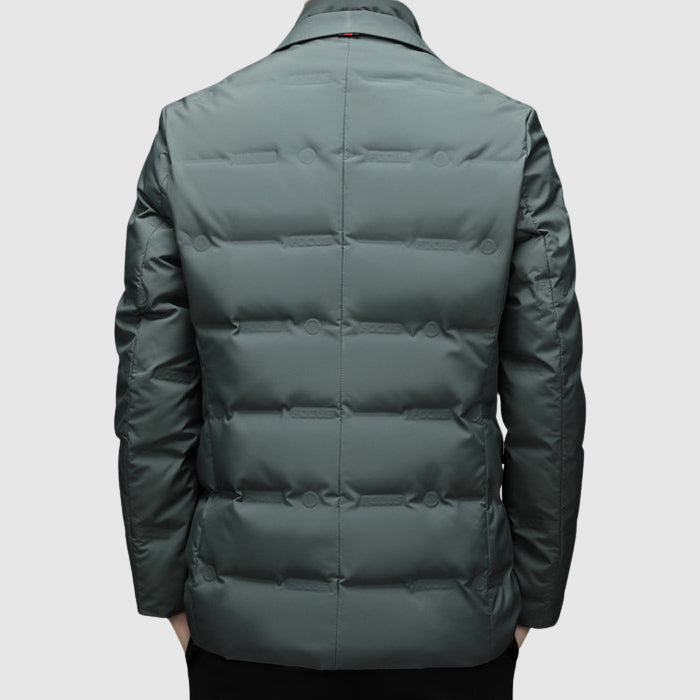 Steppjacke Herren Daunen Winter Warm Puffer Elegant