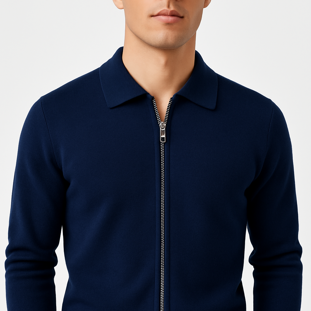 Baumwoll Zip Bomberjacke Herren Übergangsjacke Casual