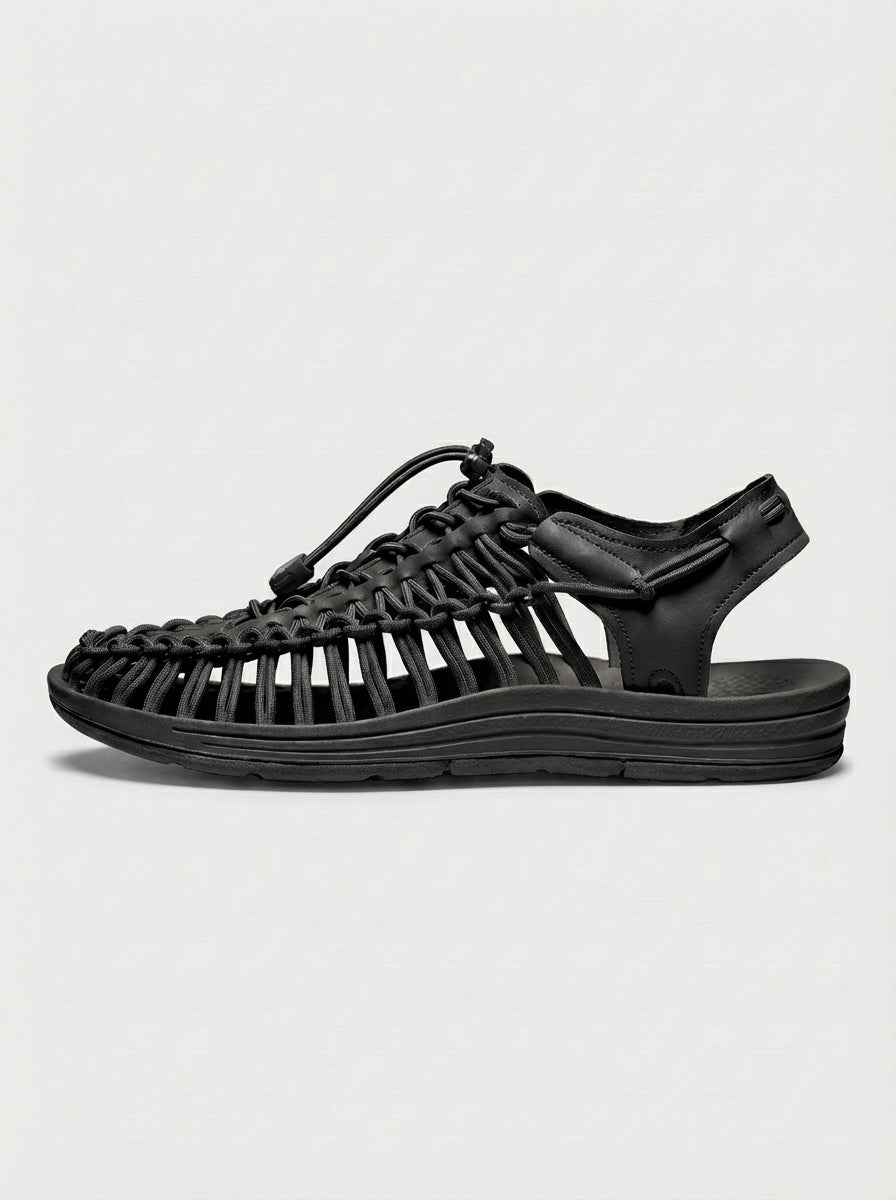Geschlossene Cut-Out Sandalen Herren Sommer Outdoor