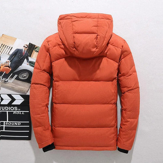 Premium Daunenjacke Herren Puffer Winter Warm Gesteppt