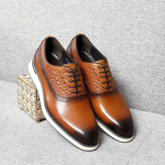 Polierte Rindsleder Oxford Herren Business Anzugschuhe