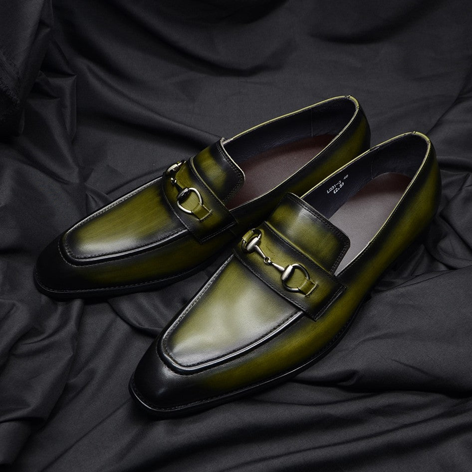 Weiche Rindsleder Loafer Herren Slip-On Gepolstert