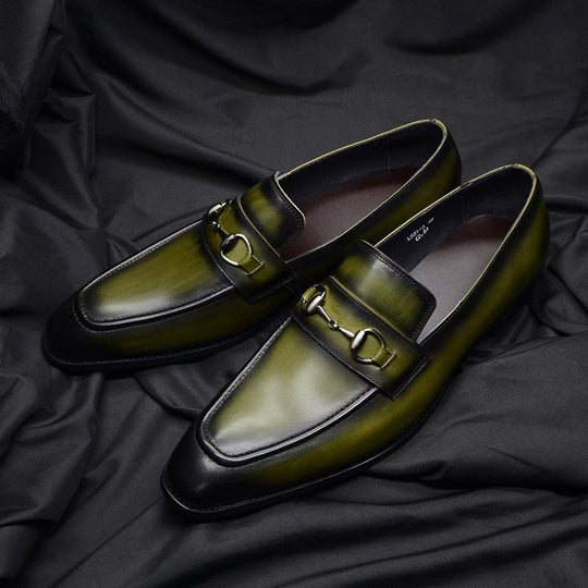Weiche Rindsleder Loafer Herren Slip-On Gepolstert