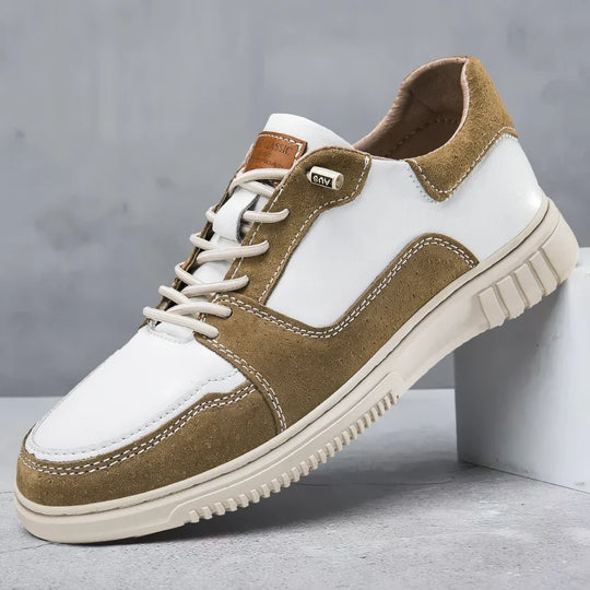 Spaltleder Sneaker Herren Slip-On Gepolstert Modern