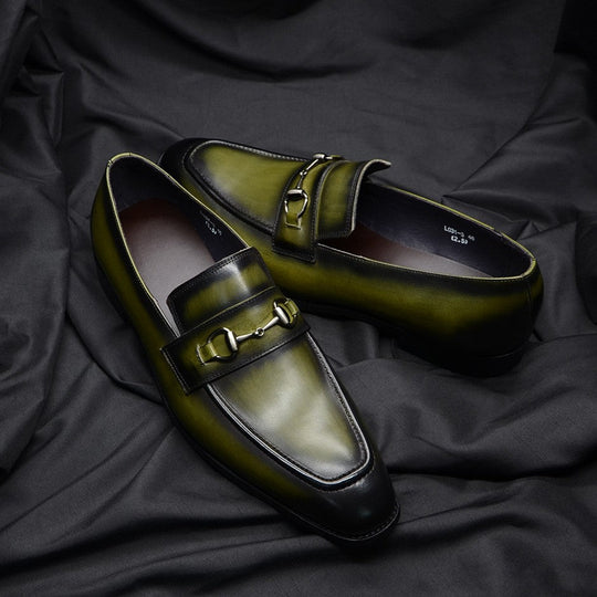 Weiche Rindsleder Loafer Herren Slip-On Gepolstert