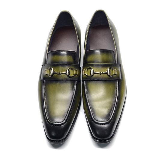 Weiche Rindsleder Loafer Herren Slip-On Gepolstert