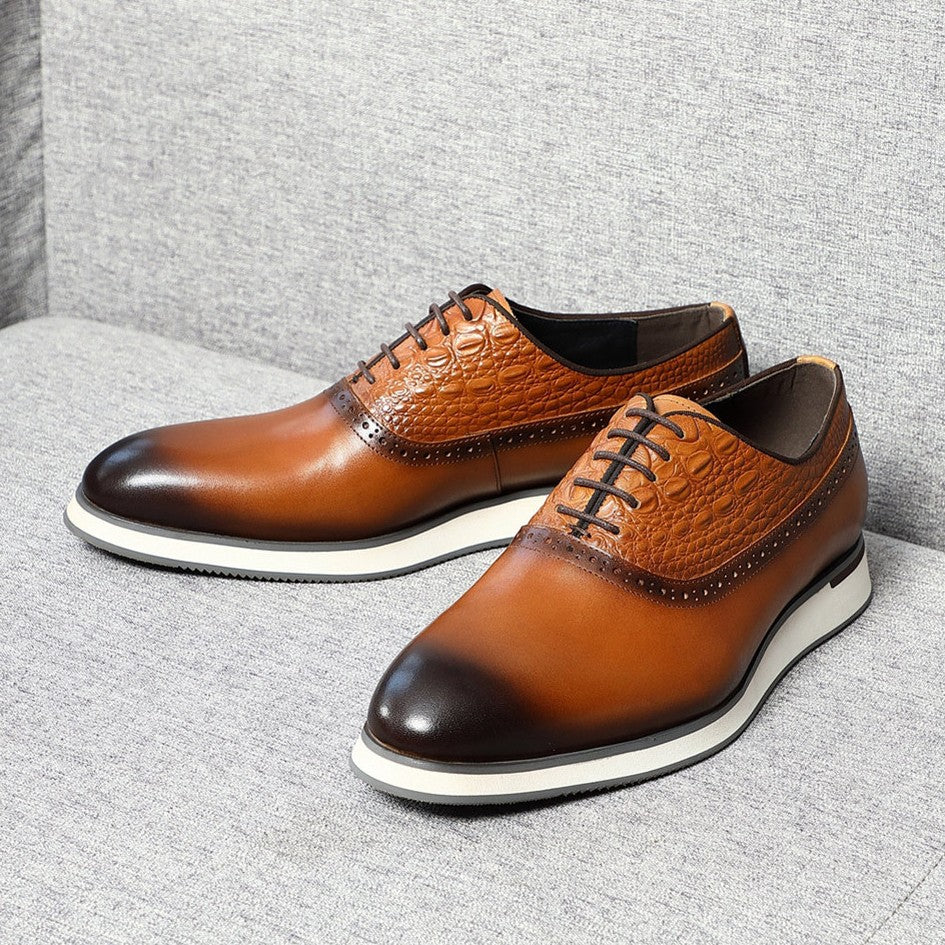 Polierte Rindsleder Oxford Herren Business Anzugschuhe
