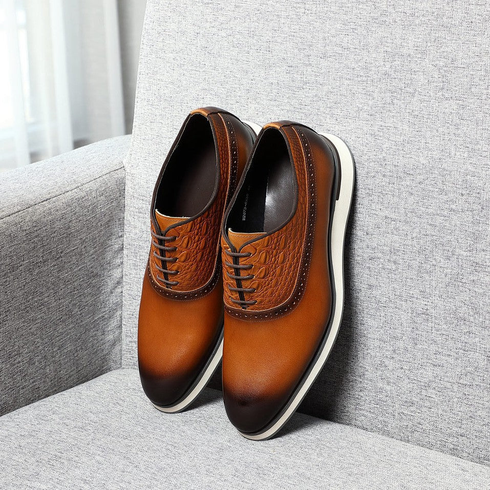 Polierte Rindsleder Oxford Herren Business Anzugschuhe