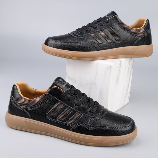 Echtleder Low-Top Sneaker Herren Retro Alltag Bequem