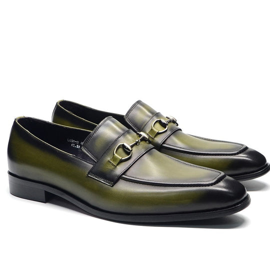 Weiche Rindsleder Loafer Herren Slip-On Gepolstert