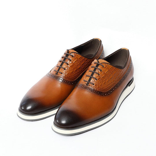 Polierte Rindsleder Oxford Herren Business Anzugschuhe
