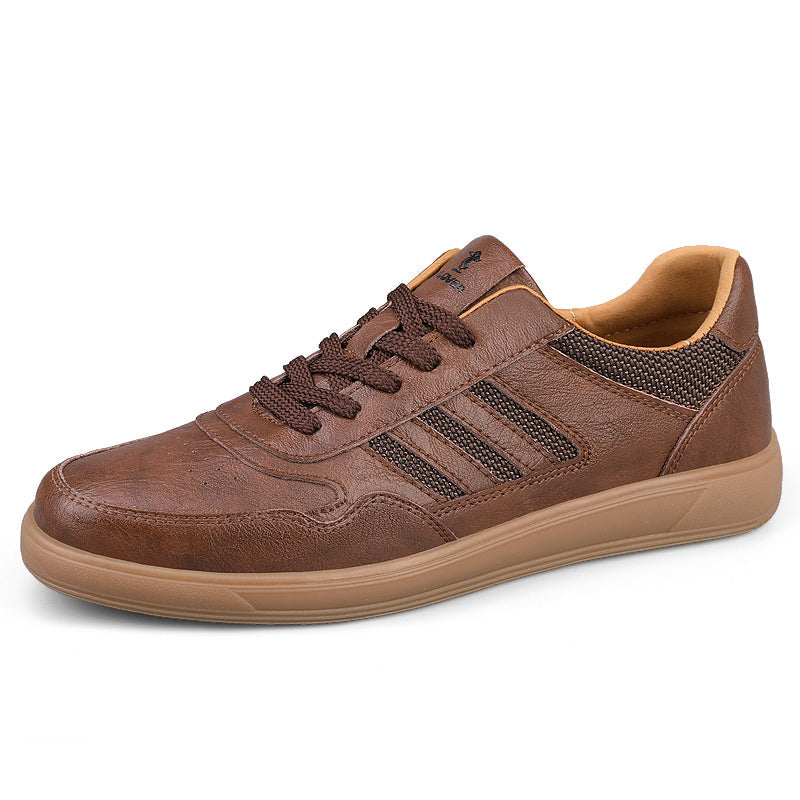 Echtleder Low-Top Sneaker Herren Retro Alltag Bequem