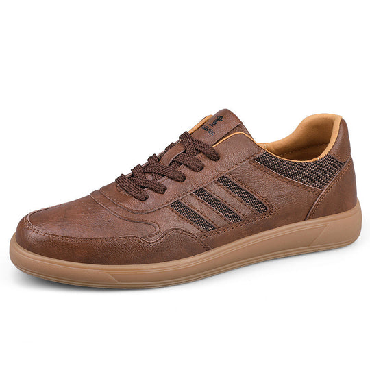 Echtleder Low-Top Sneaker Herren Retro Alltag Bequem