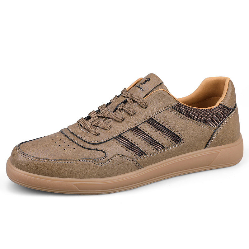 Echtleder Low-Top Sneaker Herren Retro Alltag Bequem