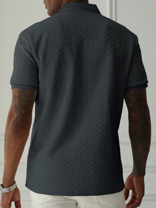 Klassisches Kurzarm Poloshirt Herren Uni Casual Polo