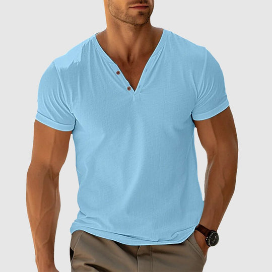 Lässiges Komfort Freizeithemd Herren Casual Sommer