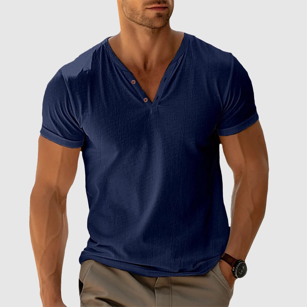 Lässiges Komfort Freizeithemd Herren Casual Sommer