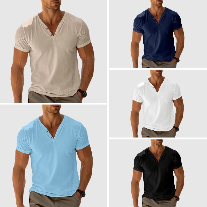 Lässiges Komfort Freizeithemd Herren Casual Sommer