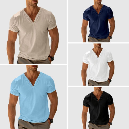 Lässiges Komfort Freizeithemd Herren Casual Sommer