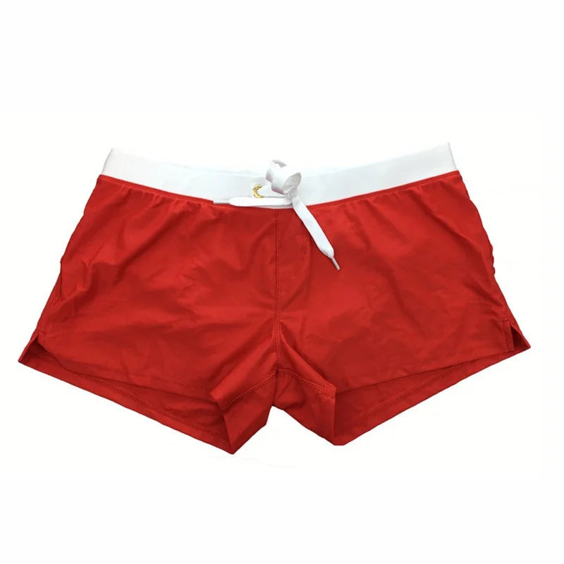 Herren Badeshorts mit Kordelzug – Schnelltrocknende Schwimmshorts