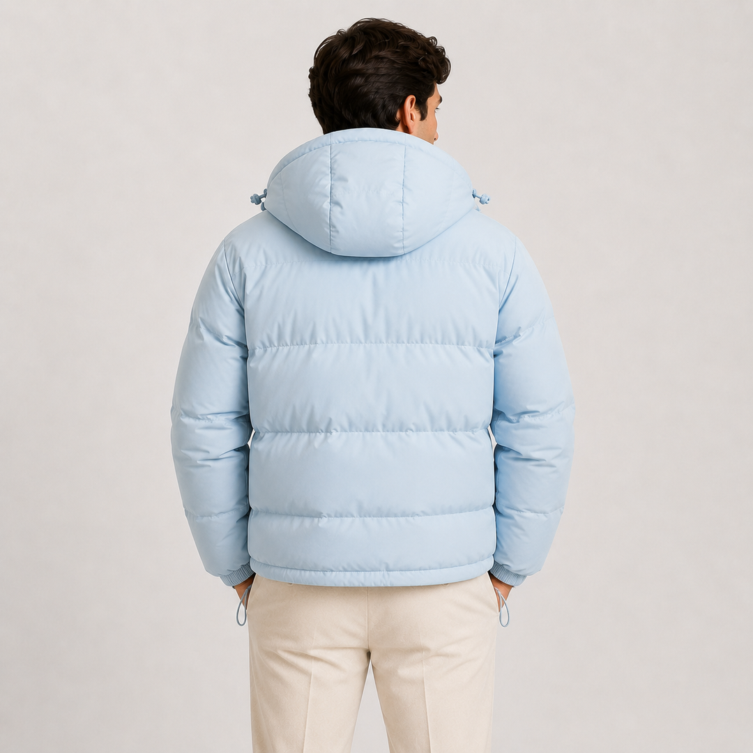 Kapuzen Winterjacke Herren Leicht Warm Gefüttert