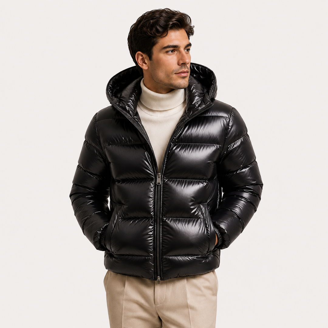 Kapuzenjacke Herren Gefüttert Winter Warm Alltag