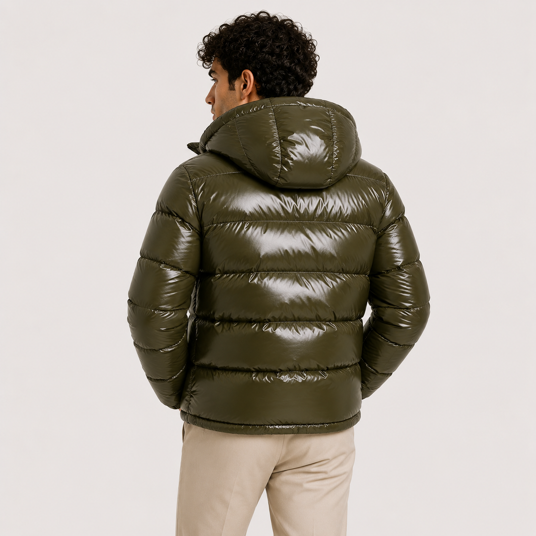 Kapuzenjacke Herren Gefüttert Winter Warm Alltag