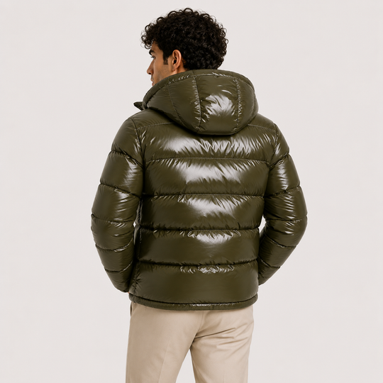 Kapuzenjacke Herren Gefüttert Winter Warm Alltag